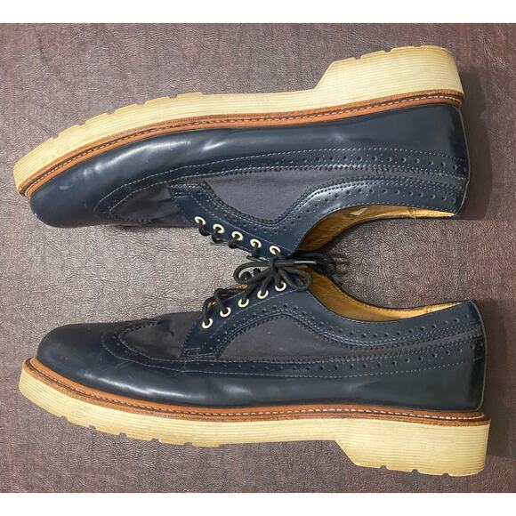 Dr. Martens Alfred Wingtip Oxford Brogue Shoes Navy Blue Men’s 11 Heritage Indie main image 6